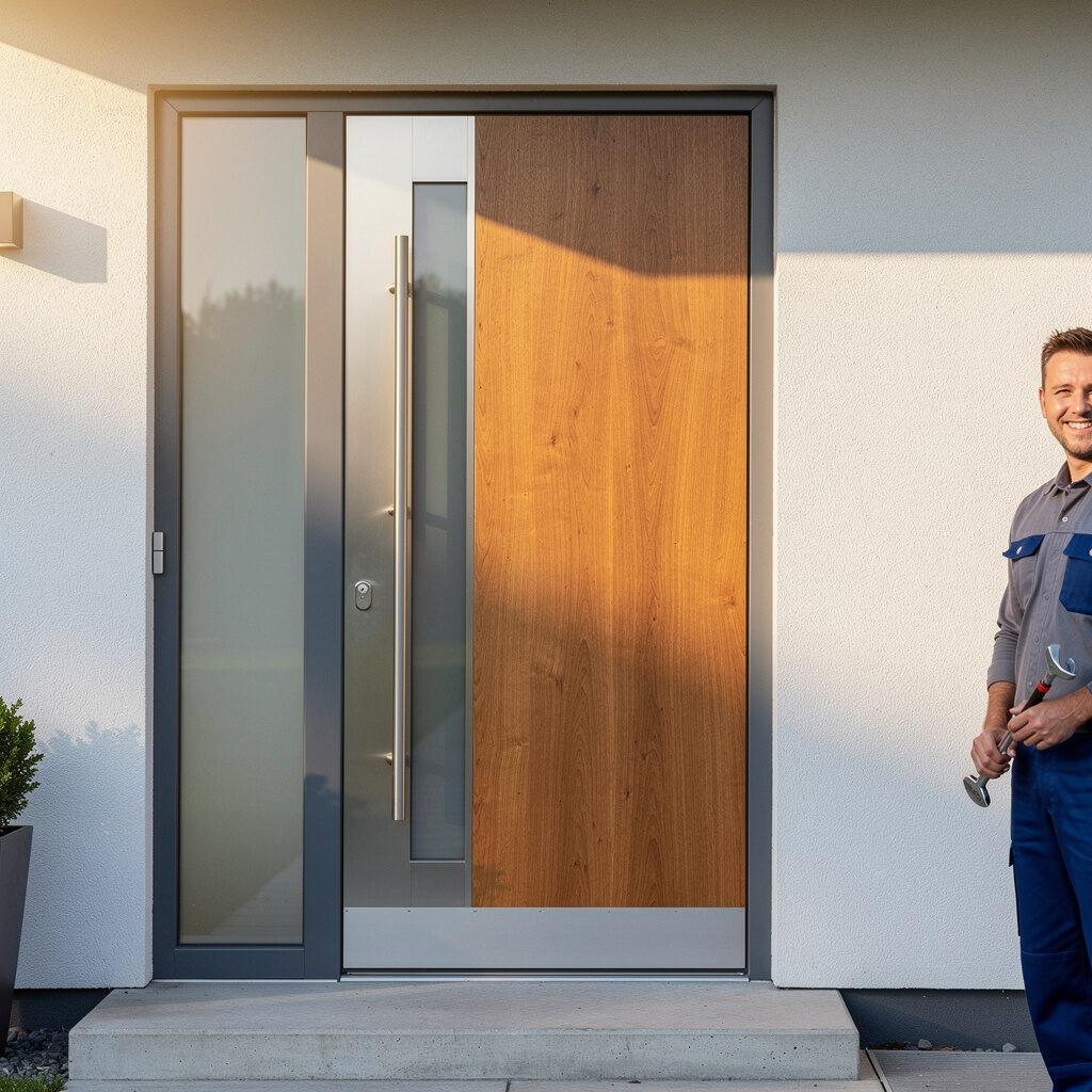 Holz‑Alu‑Haustüren – Fischer Fensterbau